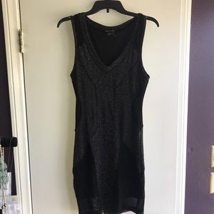 Black and Silver Sparkle Dress